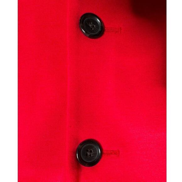 GAP Women's Career Academy Jacket Colorblock Sleeves Size 12 Red Gray - Picture 5 of 9